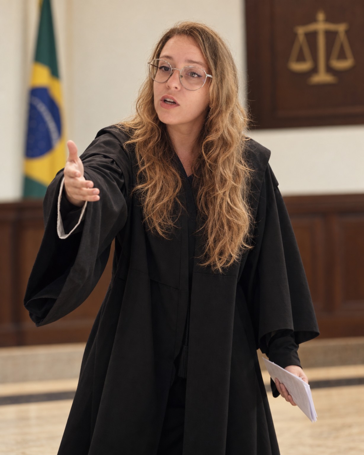 Márcia Marina Alberti de Castro Siqueira em atuação no Tribunal do Júri